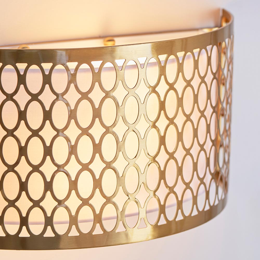 Carlisle Metal Wall Light In Gold