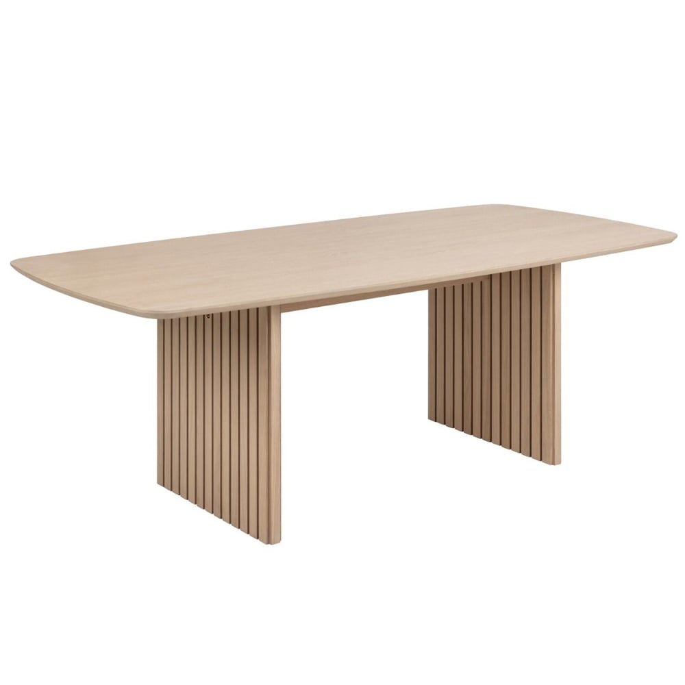 Carlisle Wooden Rectangular Dining Table In Oak