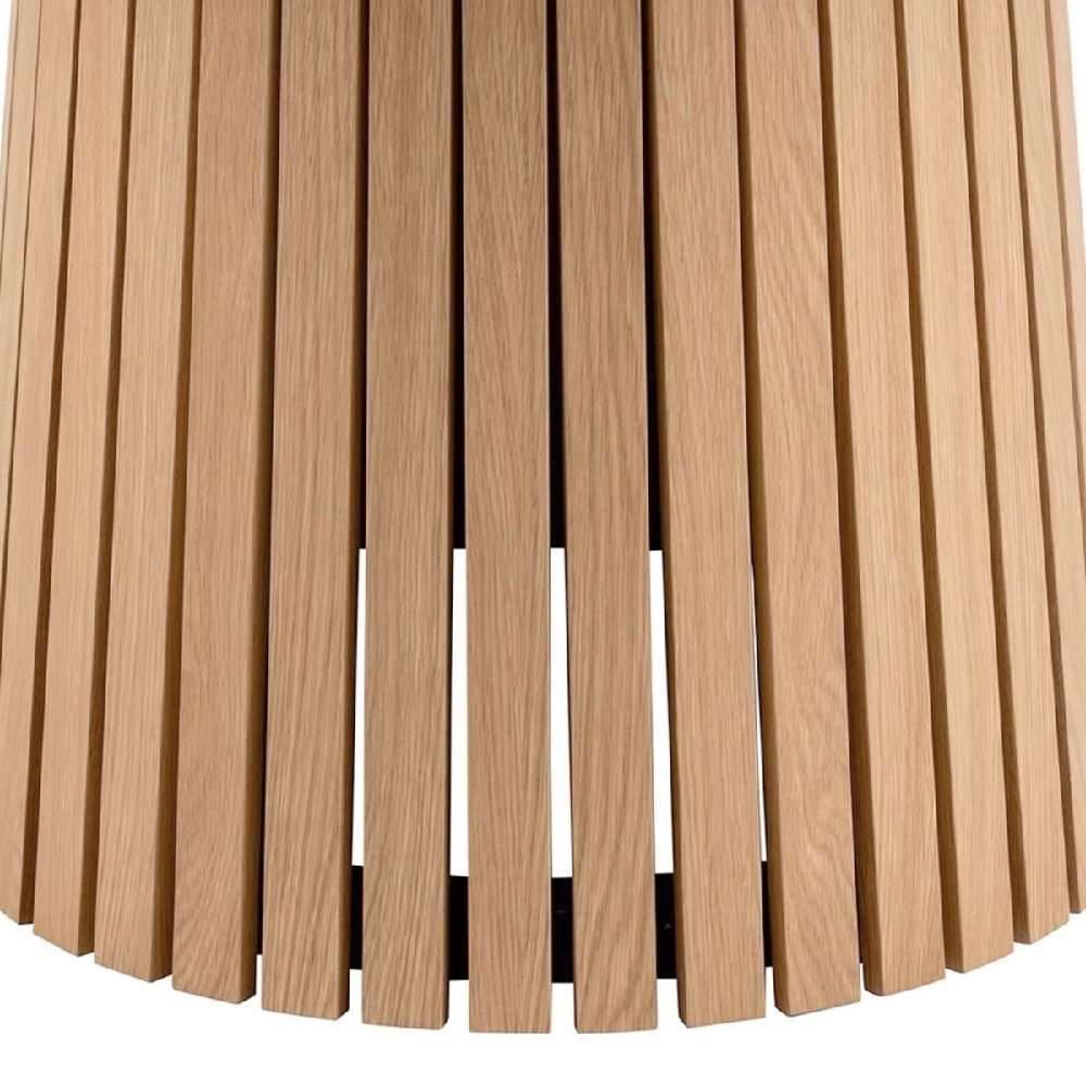 Carlisle Wooden Round Dining Table in Oak