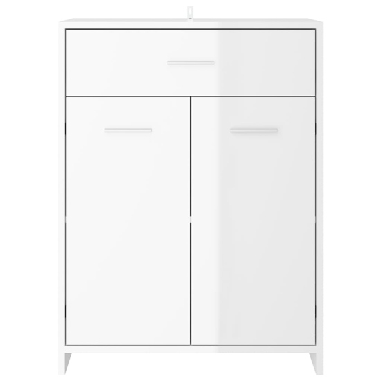 Carlton High Gloss Bathroom With 2 Doors In White Furniture