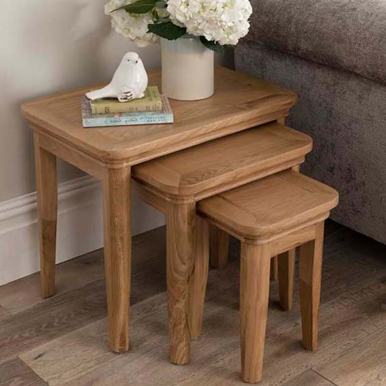 Carman Wooden Nest Of 3 Tables In Natural thumbnail