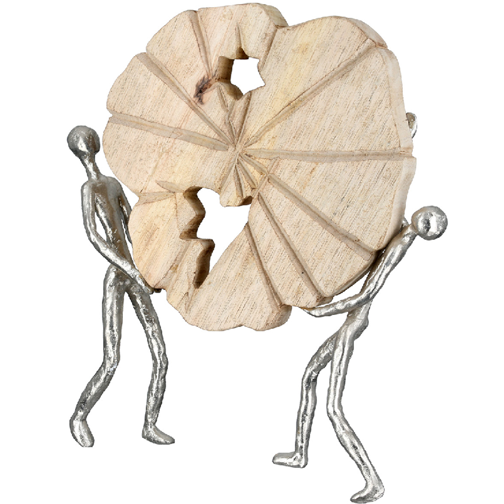 Carnation Aluminium Carry Sculpture In Natural
