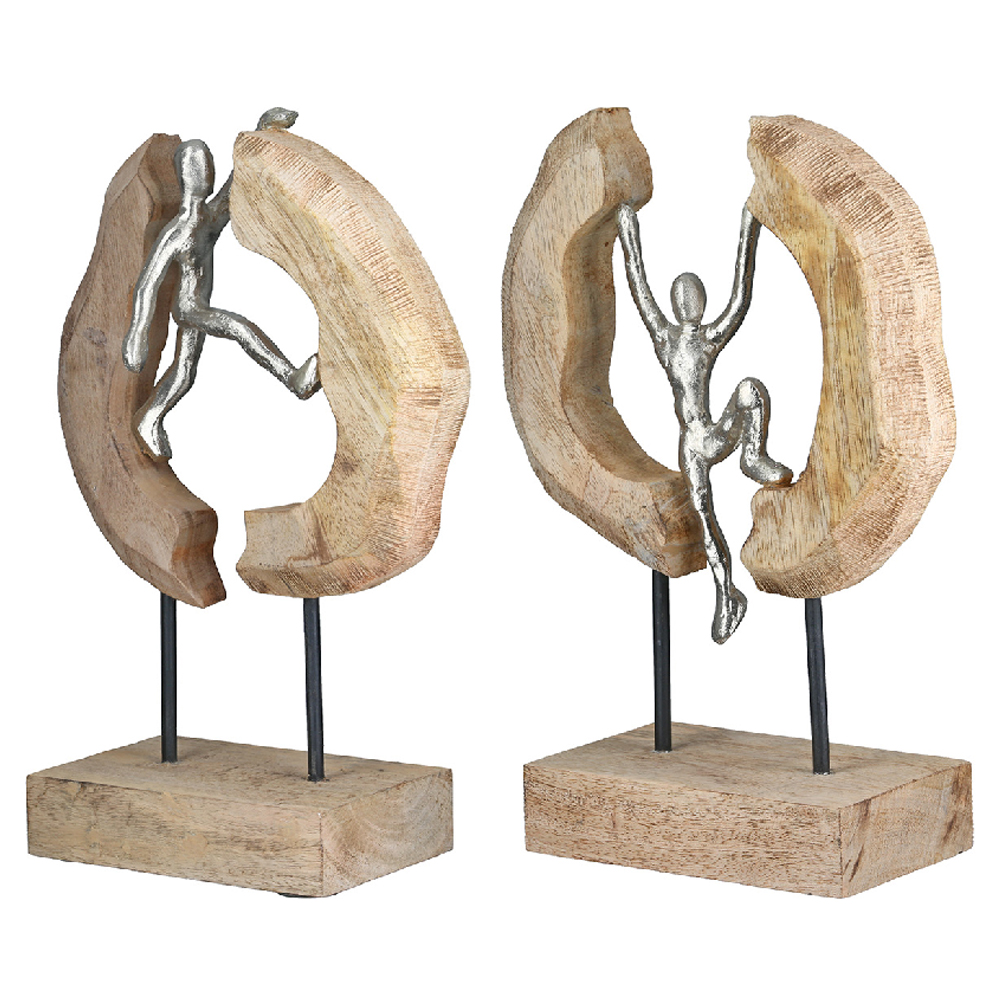 Carnation Aluminium Hang Around Sculpture In Natural