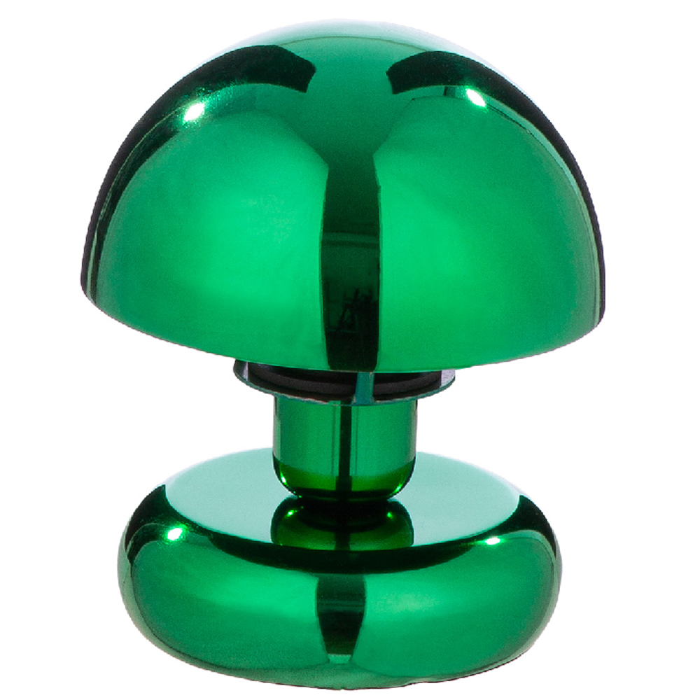 Carnation Iron Mushroom Table lamp In Shiny Green