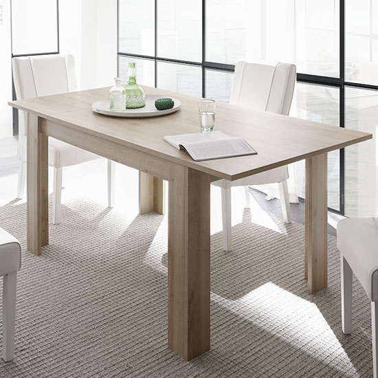 Read more about Carney contemporary extendable dining table in cadiz oak