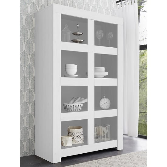 Read more about Carney contemporary bookcase in matt white