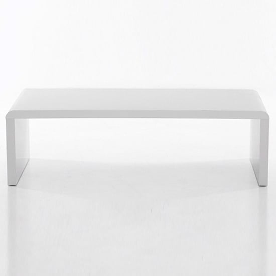 Read more about Carolie high gloss coffee table rectangular in white