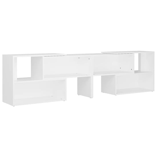 Carolus Wooden TV Stand With Shelves In White_3