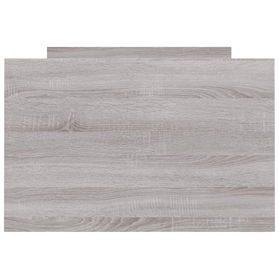 Carpi Wooden Single Bed With 4 Drawers in Grey Sonoma Oak