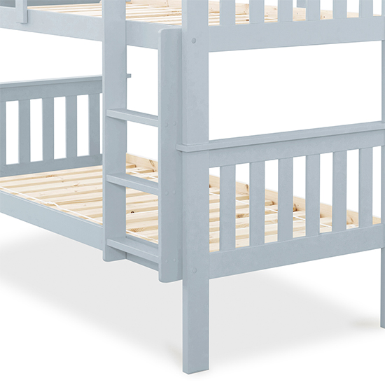 Carra Wooden Single Bunk Bed In Grey_5