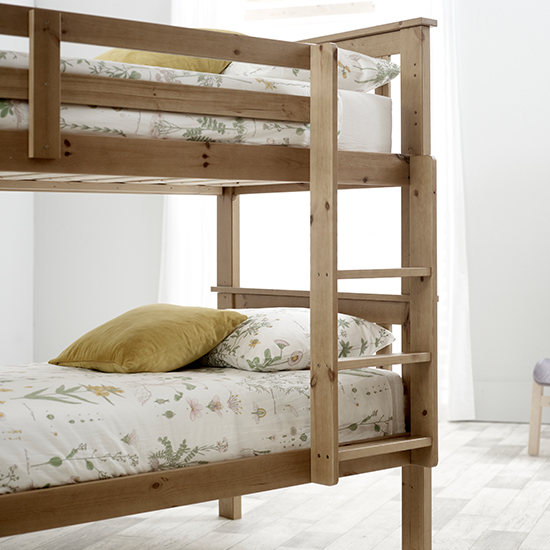 Carra Wooden Single Bunk Bed In Pine_3