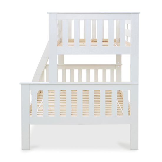 Carra Wooden Triple Bunk Bed In White_7