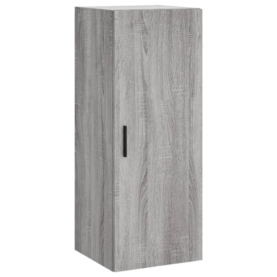 Carrara Wooden Wall Mounted Storage Cabinet In Grey Sonoma Oak