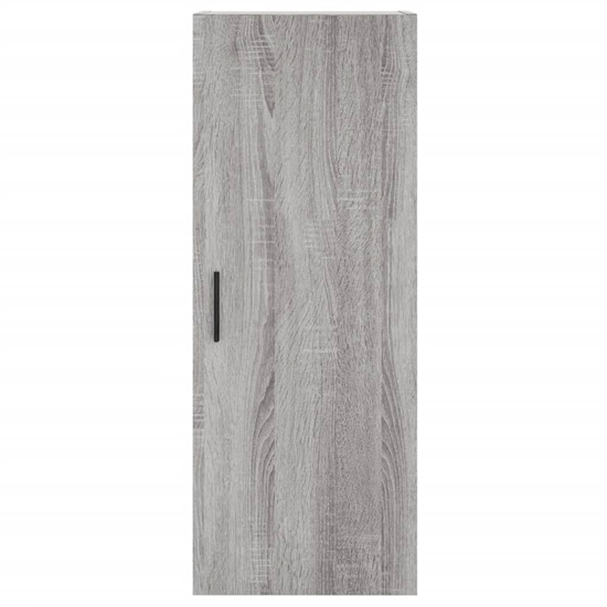 Carrara Wooden Wall Mounted Storage Cabinet In Grey Sonoma Oak