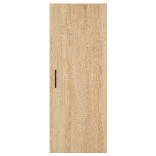 Carrara Wooden Wall Mounted Storage Cabinet In Sonoma Oak