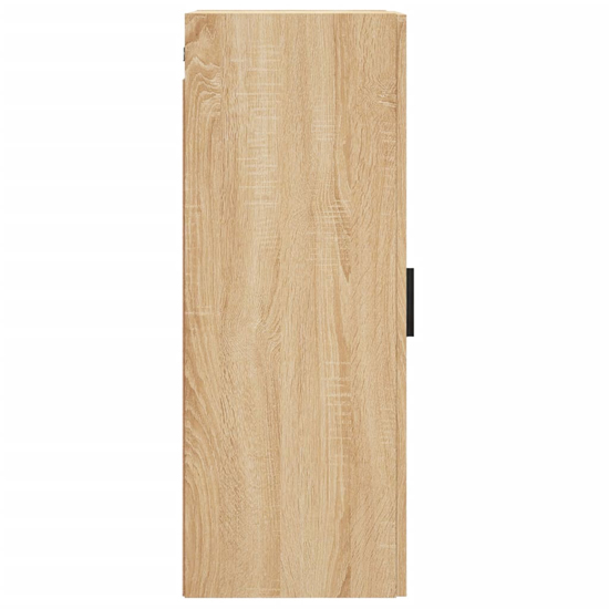 Carrara Wooden Wall Mounted Storage Cabinet In Sonoma Oak