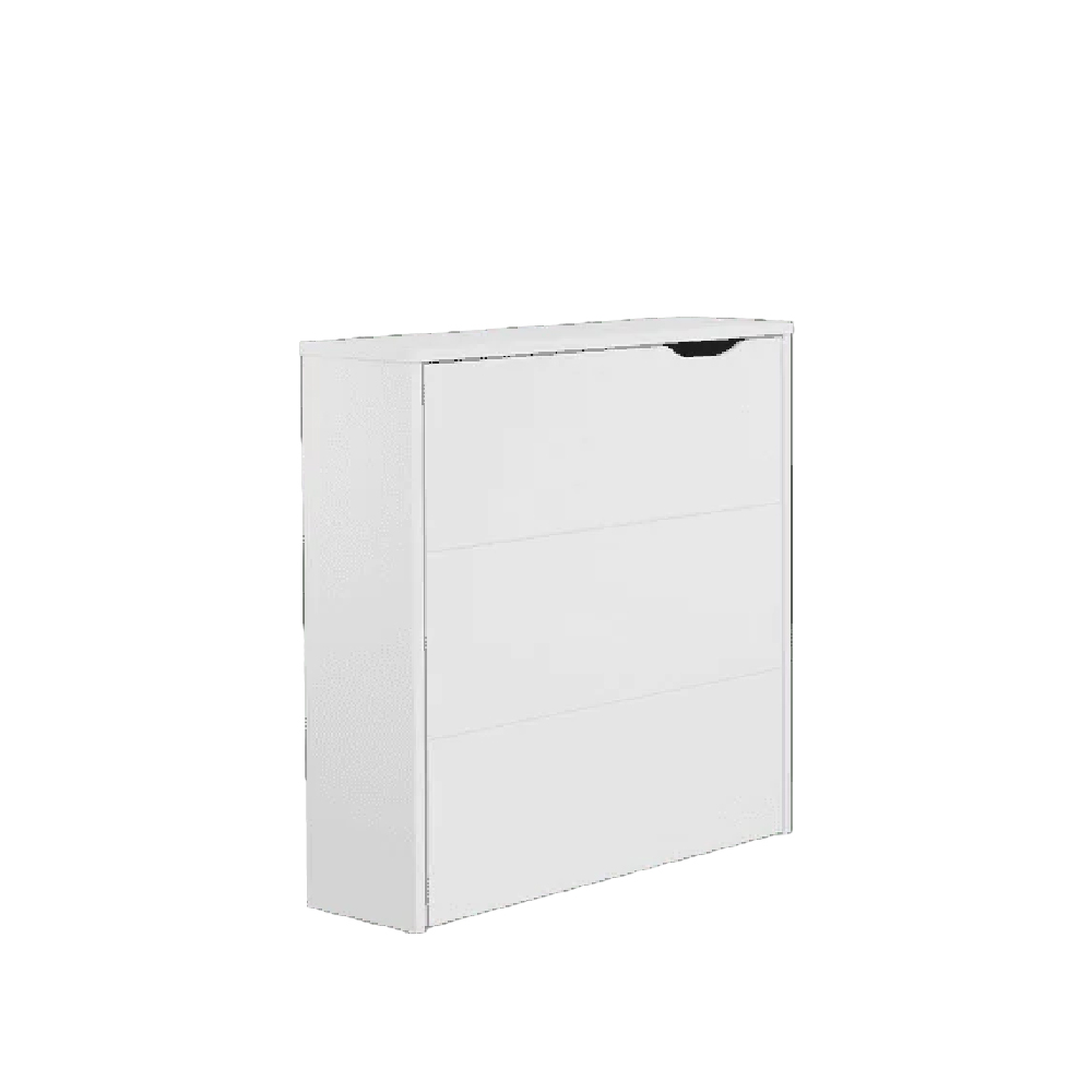Carson 90cm Left Convertible Wooden Laptop Desk In Matt White
