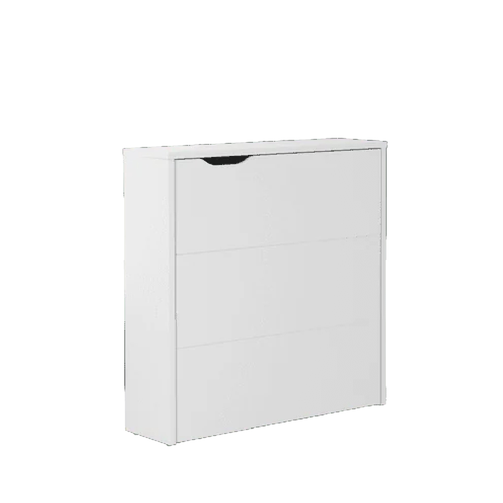 Carson 90cm Right Convertible Wooden Laptop Desk In Matt White