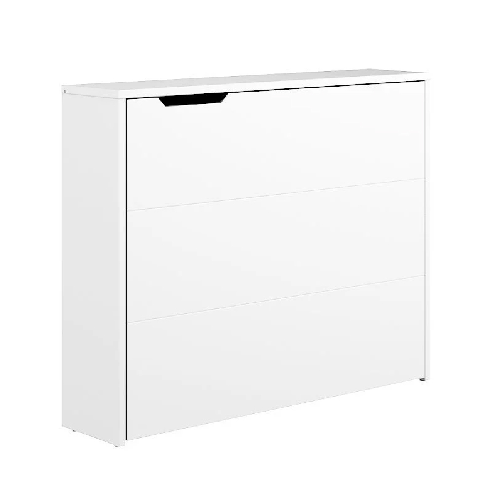 Carson Left Convertible Wooden Laptop Desk In Matt White