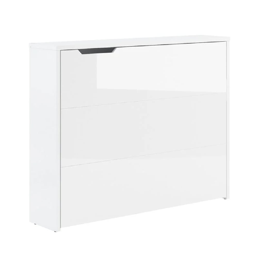 Carson Right Convertible High Gloss Laptop Desk In White