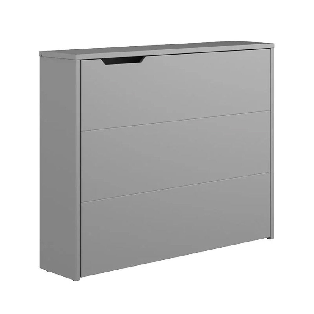 Carson Right Convertible Wooden Laptop Desk In Matt Grey