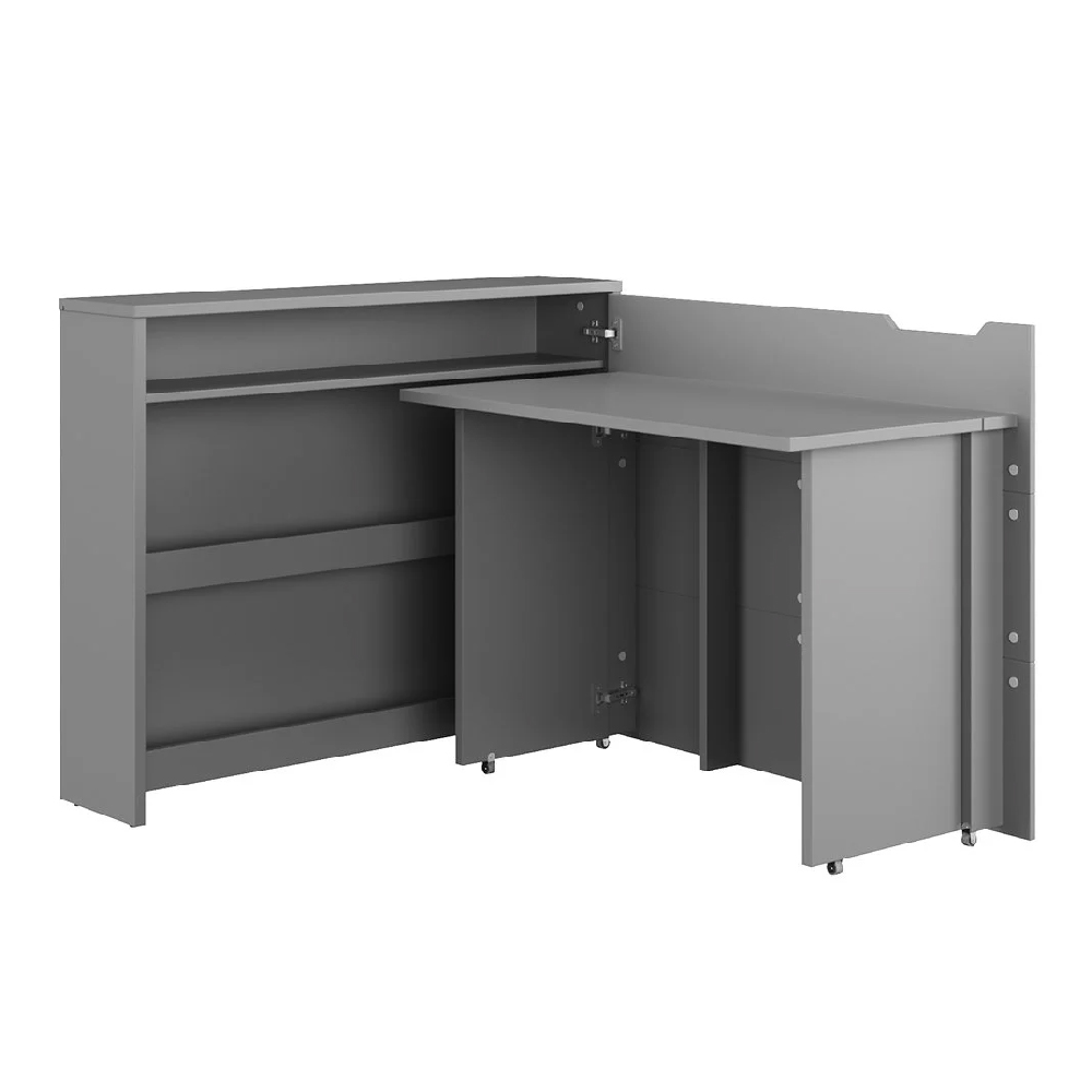 Read more about Carson right convertible wooden laptop desk in matt grey
