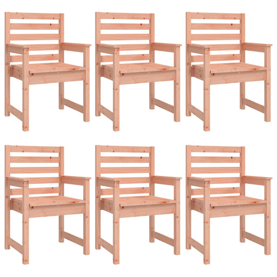 Carson Solid Wood Douglas 7 Piece Garden Dining Set In Natural
