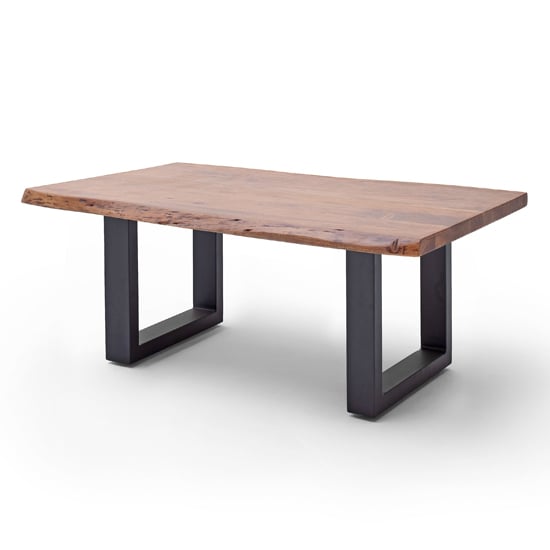 Read more about Cartagena large coffee table in walnut with anthracite legs