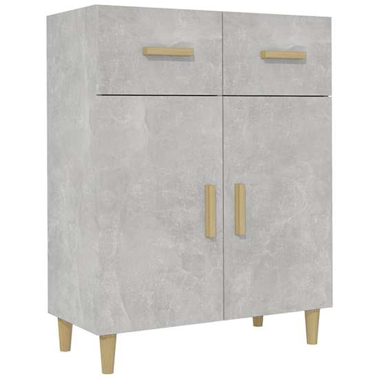 Cartier Sideboard With 2 Doors 2 Drawers In Concrete Effect