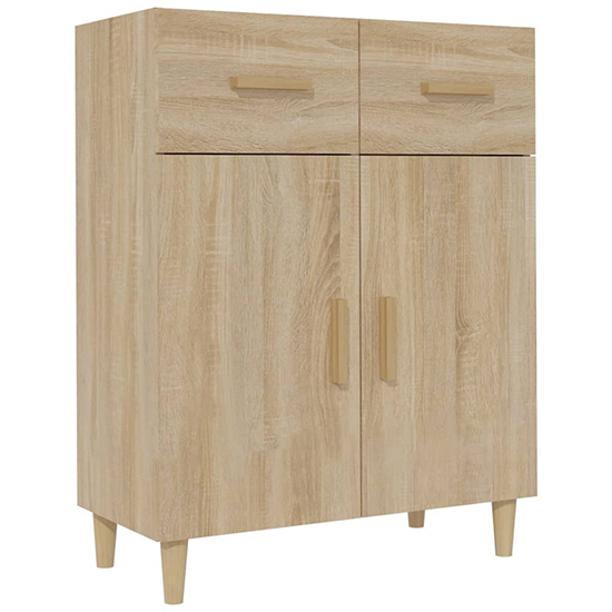 Cartier Wooden Sideboard With 2 Doors 2 Drawers In Sonoma Oak