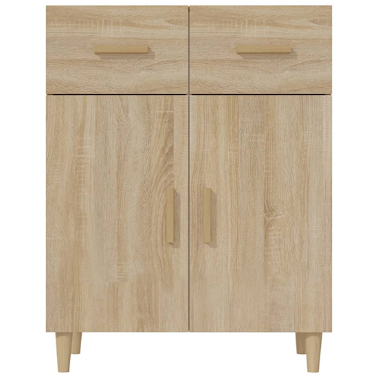 Cartier Wooden Sideboard With 2 Doors 2 Drawers In Sonoma Oak