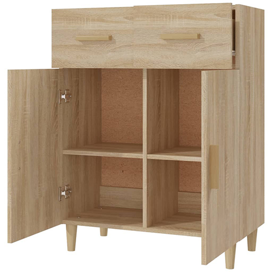 Cartier Wooden Sideboard With 2 Doors 2 Drawers In Sonoma Oak