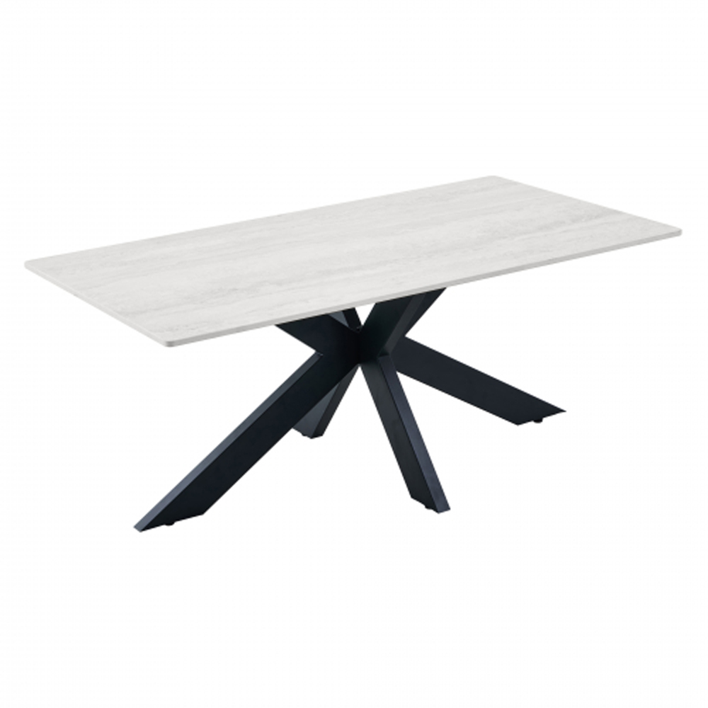 Cartmel Ceramic Top Coffee Table in Ivory