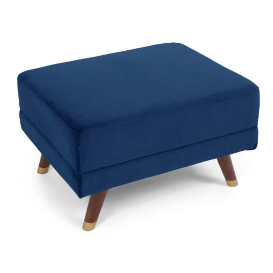 Carwin Velvet Upholstered Sofa Bed In Blue_5