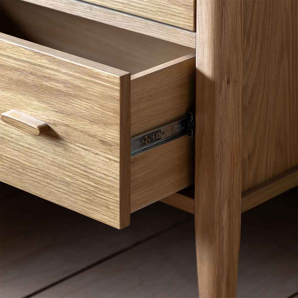 Cary Wooden Chest Of 3 Drawers In Natural