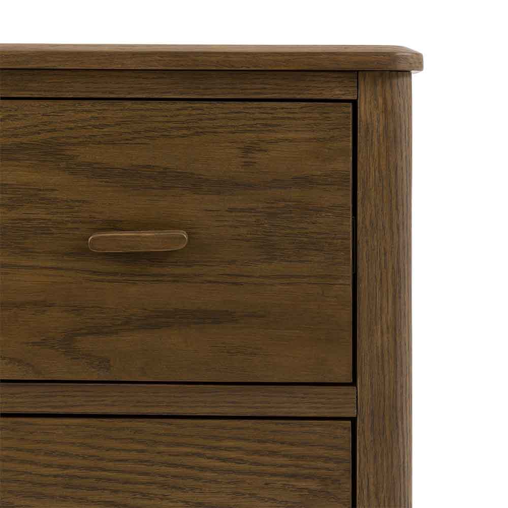 Cary Wooden Chest Of 3 Drawers In Walnut