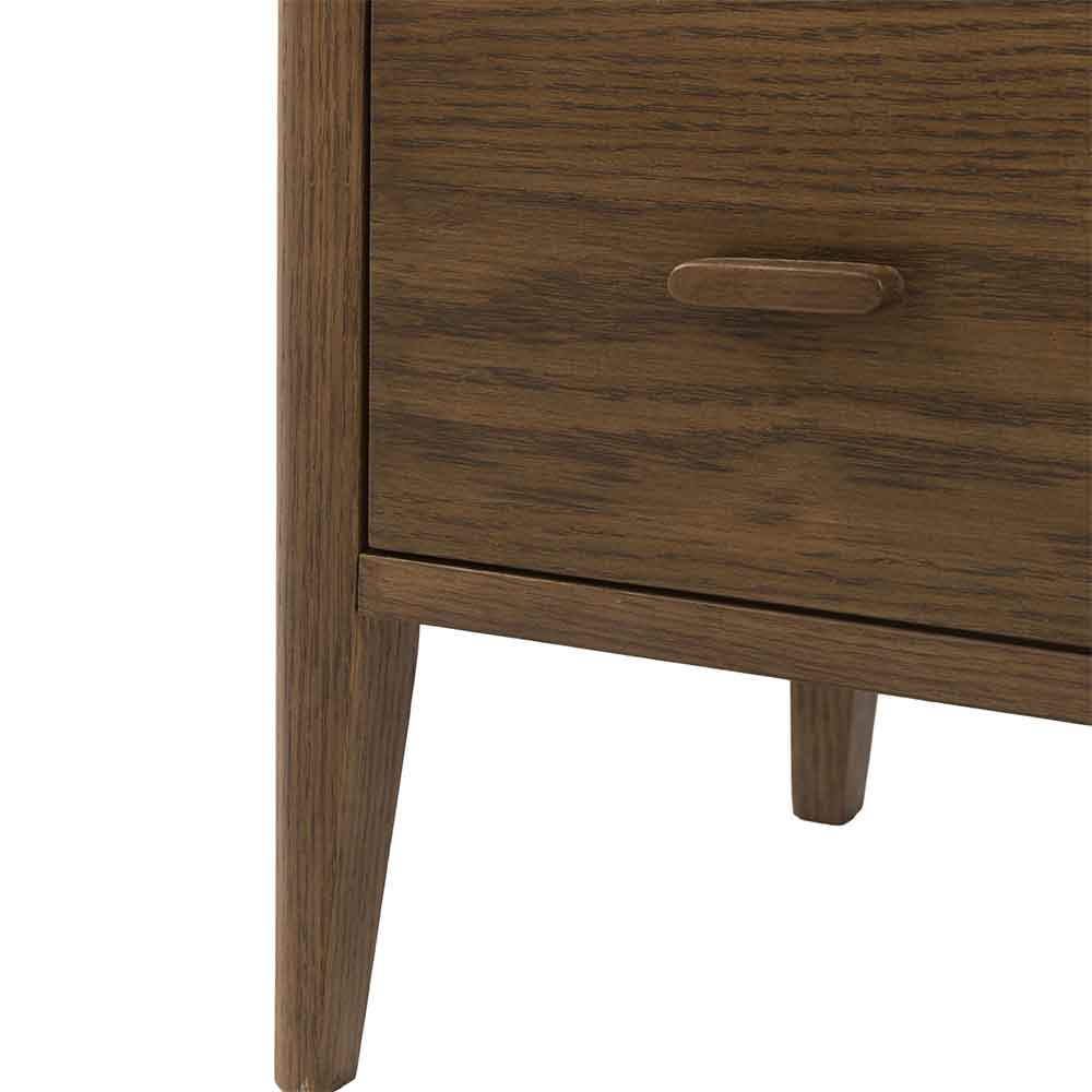 Cary Wooden Chest Of 3 Drawers In Walnut