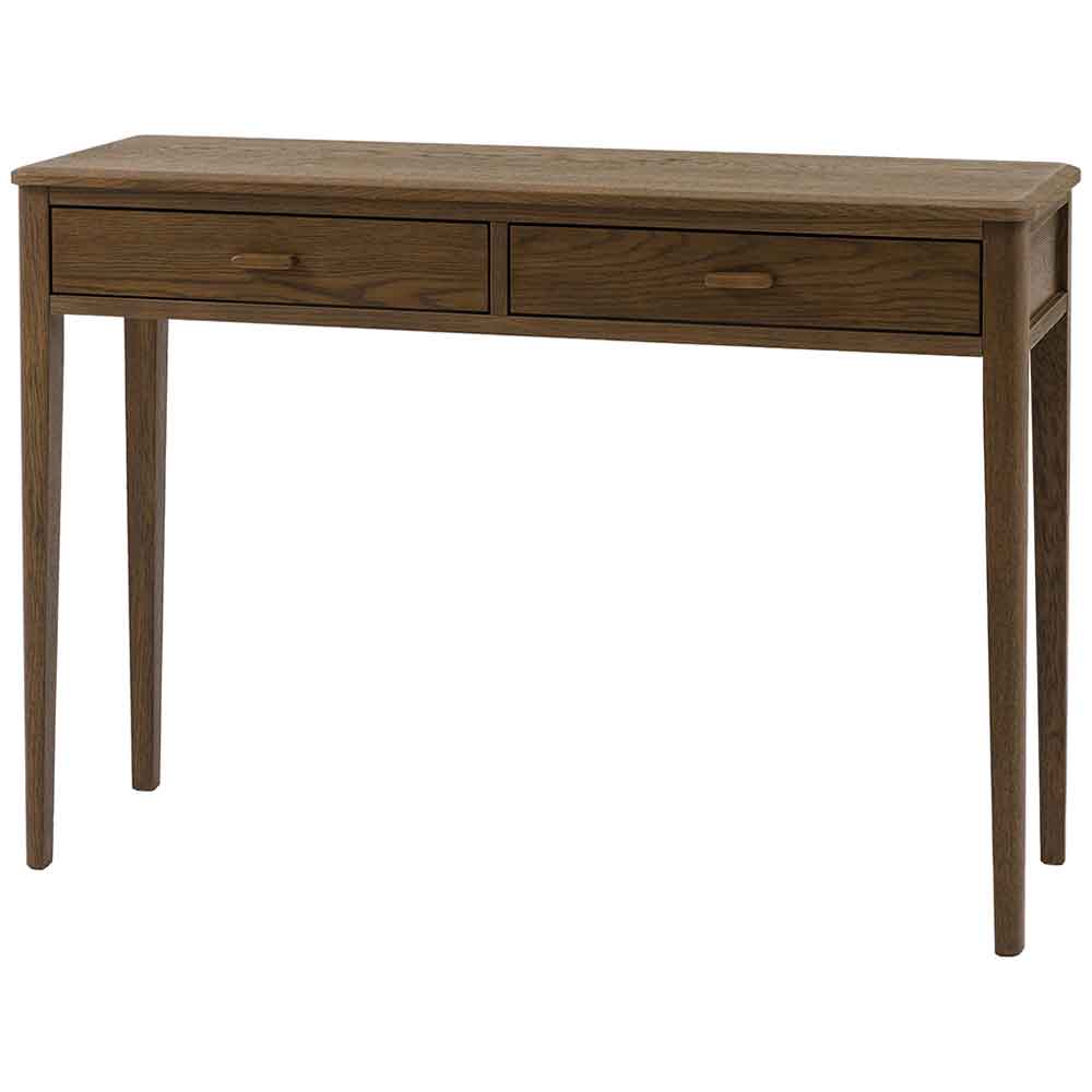 Cary Wooden Console Table With 2 Drawers In Walnut