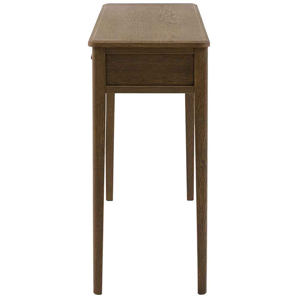 Cary Wooden Console Table With 2 Drawers In Walnut