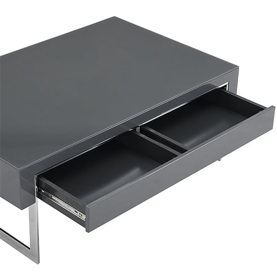 Casa High Gloss Coffee Table With 1 Drawer In Grey_7
