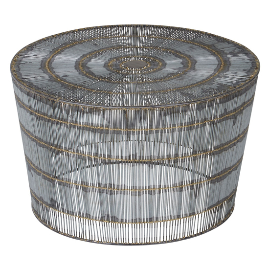 Casa Metal Round Wireframe Coffee Table_2