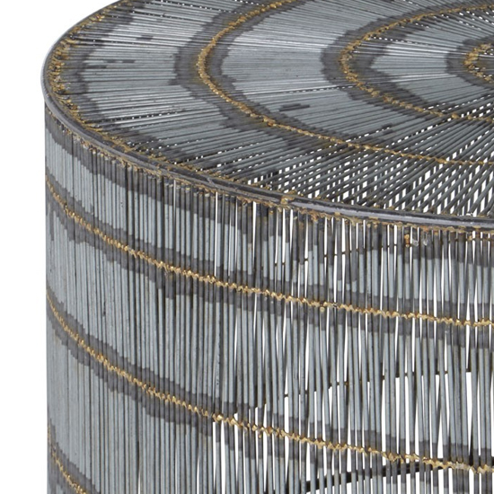 Casa Metal Round Wireframe Coffee Table_3