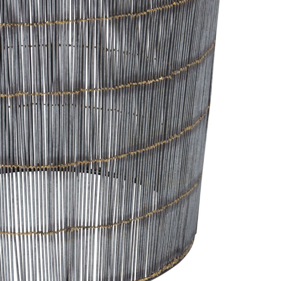 Casa Round Metal Side Table In Natural