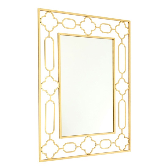 Cascade Wall Bedroom Mirror In Gold Frame_2
