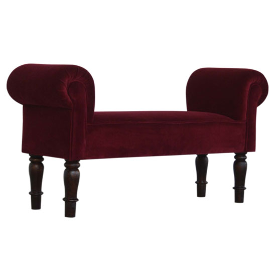 Cassia Velvet Hallway Seating Bench In Teal Furniture in Fashion