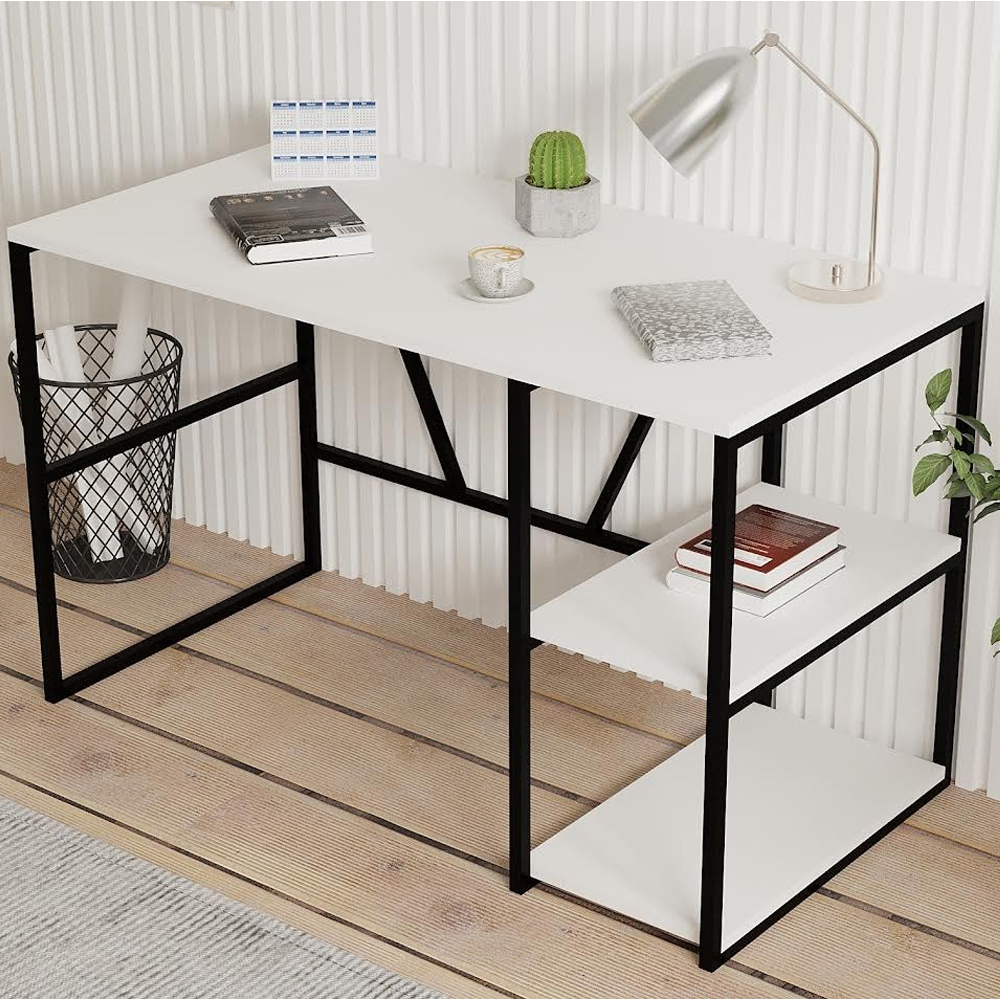 Caste Wooden Laptop Desk in White