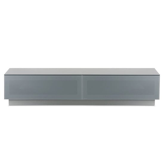 Crick LCD TV Stand Large In Grey With Glass Door_1