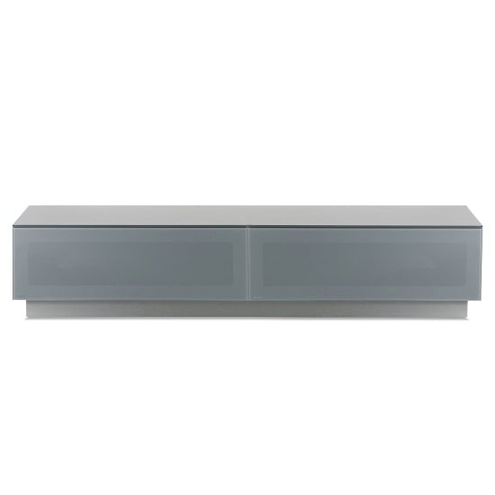 Read more about Crick lcd tv stand large in grey with glass door