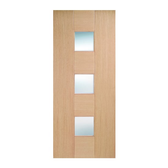 Product photograph of Catalonia Glazed 1981mm X 686mm Internal Door In Oak from Furniture in Fashion