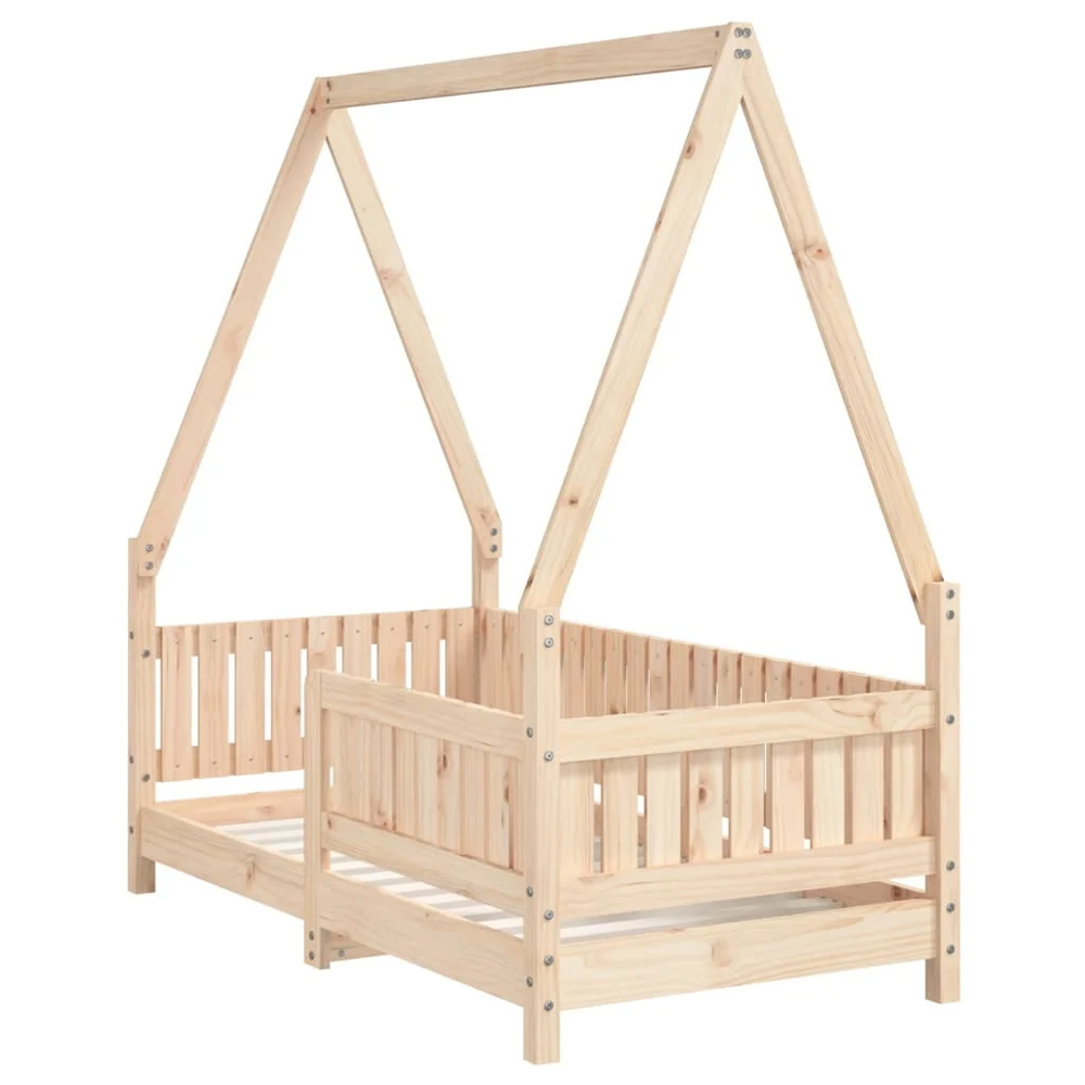 Catoosa 70x140cm Wooden Children Daybed In Natural